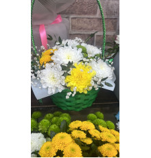 Корзина с цветами 1279