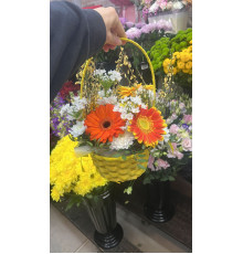 Корзина с цветами 1277