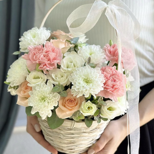 корзина с цветами